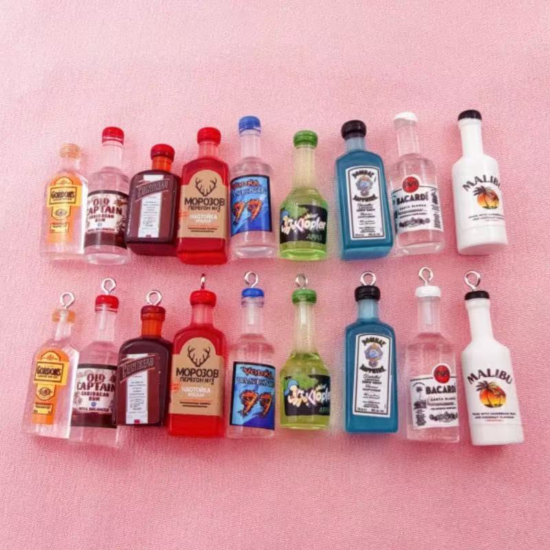 Earrings - 11pcs Mini Simulation Resin 3D Pendant