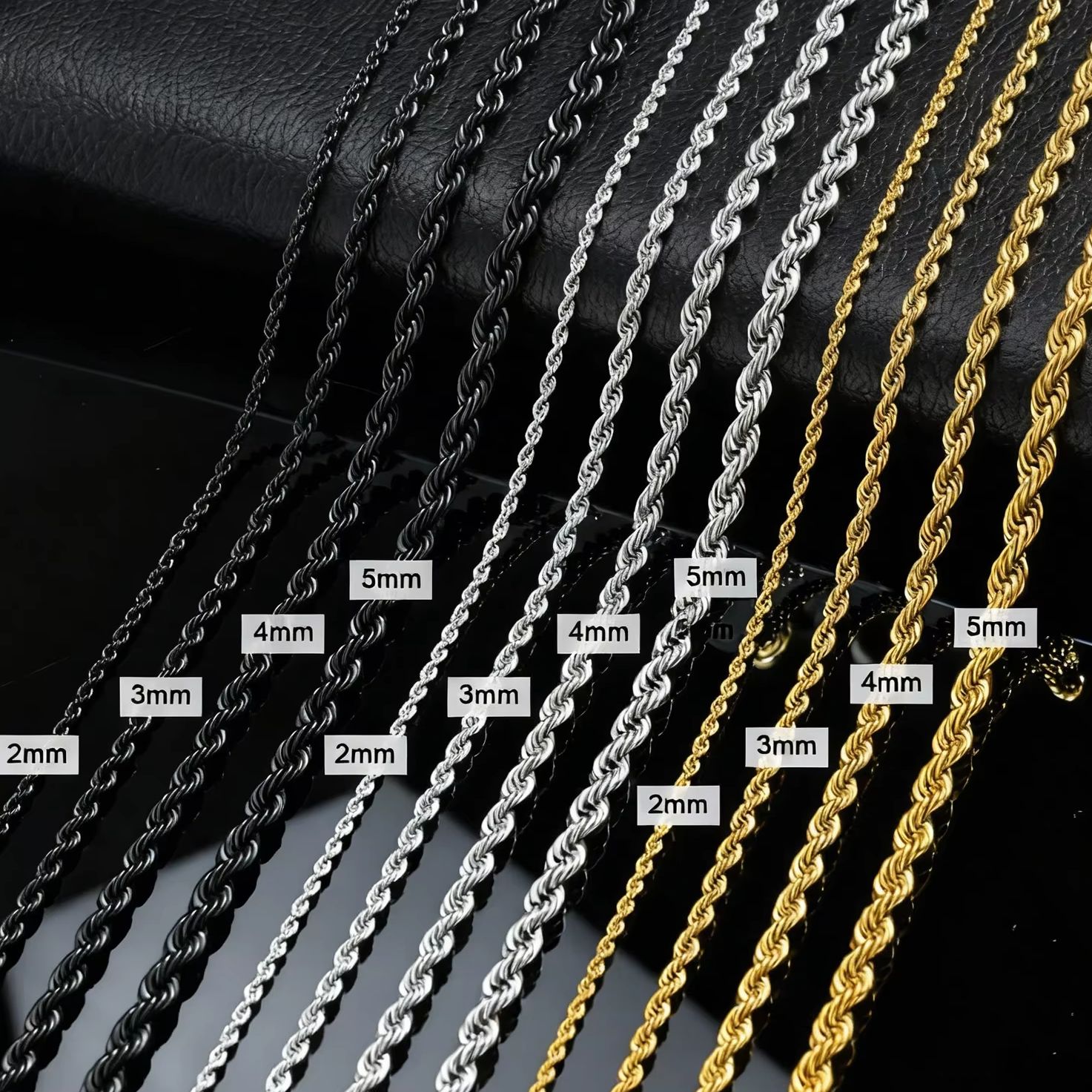 Cuban Link Chain 12Mm - Punk Vintage Rope Chain Necklace for
