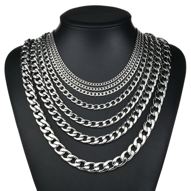Cuban Link Chain 12Mm - YQ 3MM-10MM 316L Stainless Steel Cuban