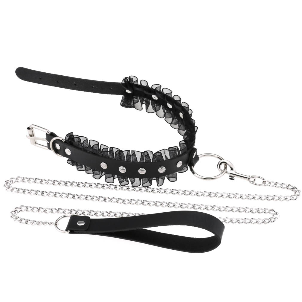Sexy Lace Spiked Choker Punk C - Goth Punk Spike Choker 评论和价格