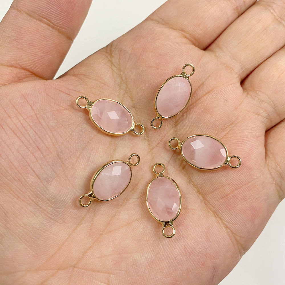 3Pcs Faceted Natural Stone Pen - Crystal Pendant Necklace Natural Stone 评论和价格