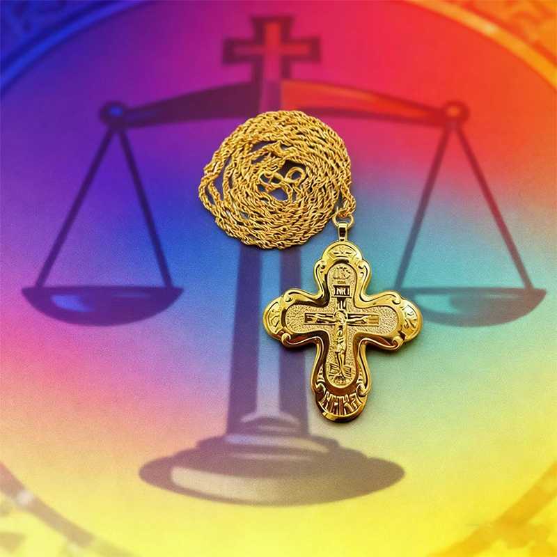 New 2026 Orthodox Pectoral Cro - Cross Pendant Necklace Gold 评论和价格