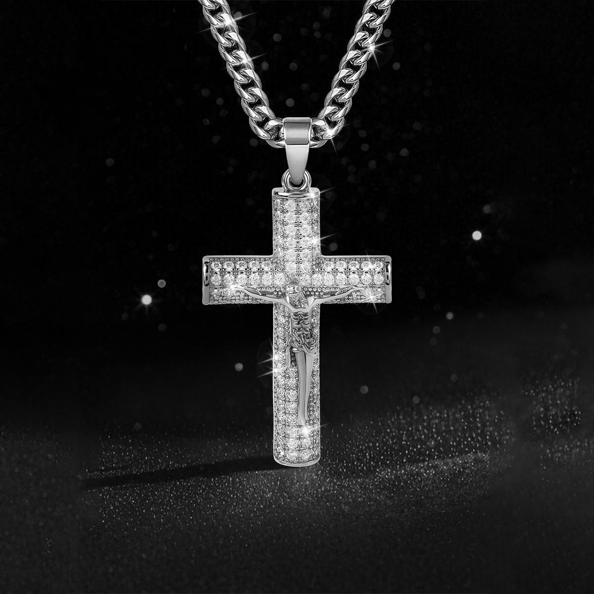 Gold-Plated Cross Necklace for - Cross Pendant Necklace Gold 评论和价格