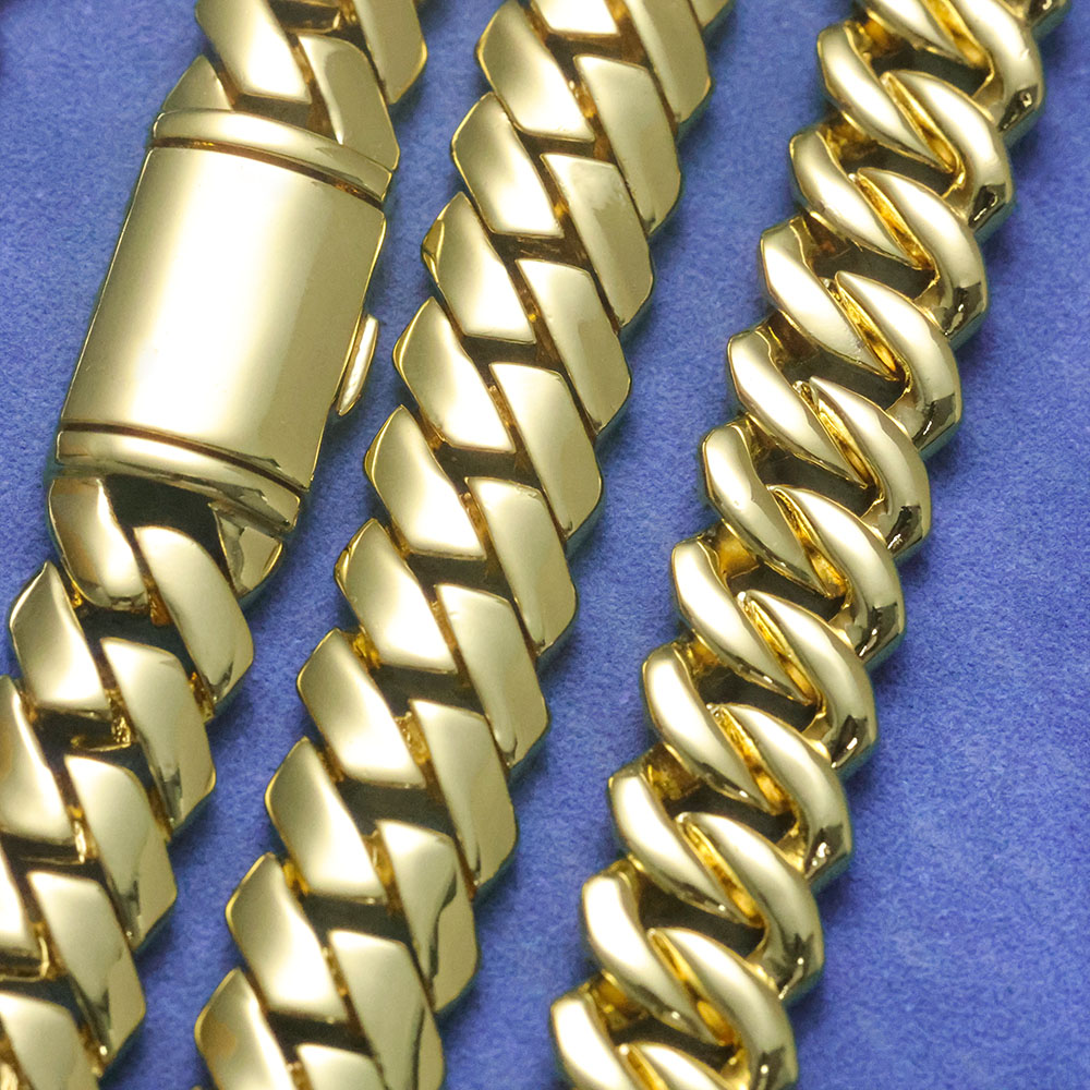 ESKEEM High Polished Monaco Ch - Cuban Link Chain 12Mm 评论和价格