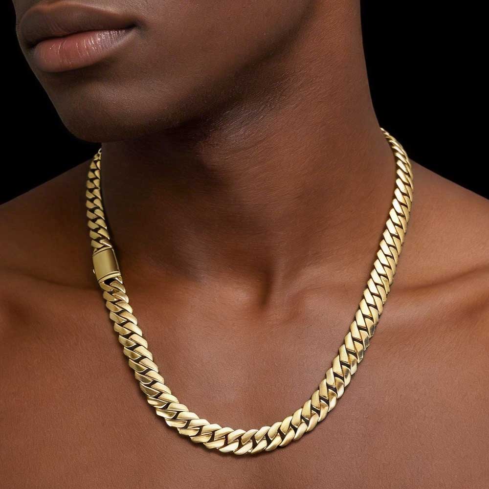 ESKEEM High Polished Monaco Ch - Cuban Link Chain 12Mm 评论和价格