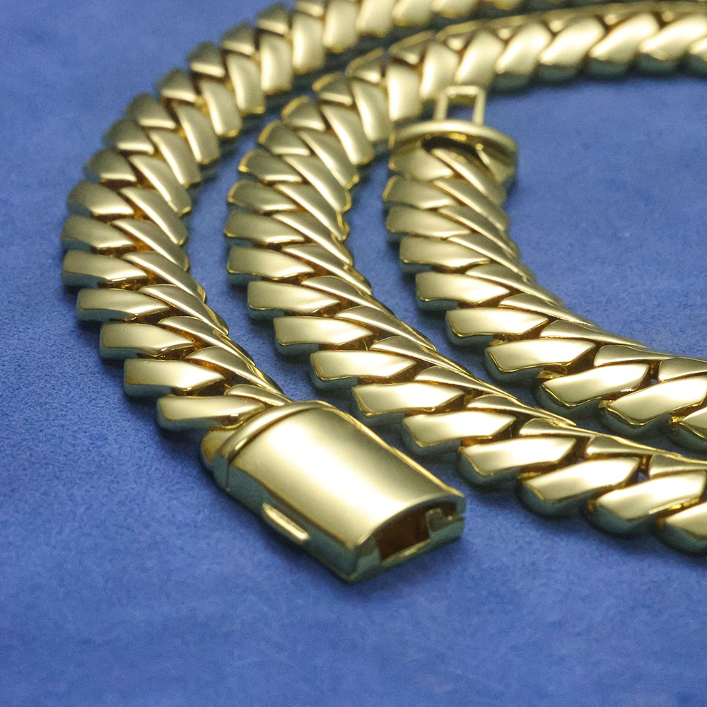 ESKEEM High Polished Monaco Ch - Cuban Link Chain 12Mm 评论和价格