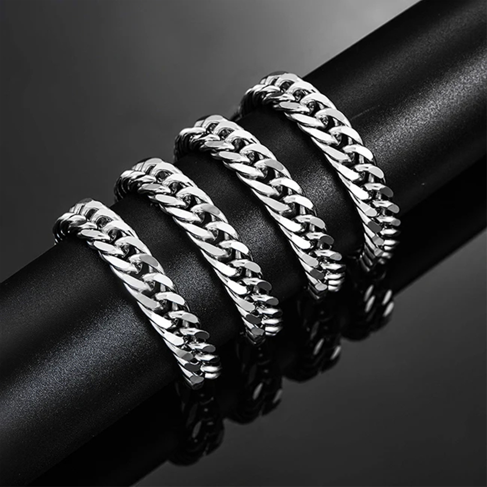 HIYEE 3mm/4mm/5mm/6mm/7mm/8mm  - Cuban Link Chain 12Mm 评论和价格