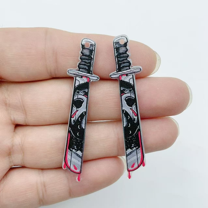 10 pieces of acrylic jewelry H - Earrings 评论和价格