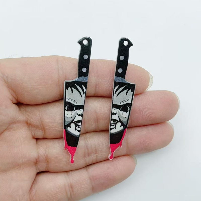 10 pieces of acrylic jewelry H - Earrings 评论和价格