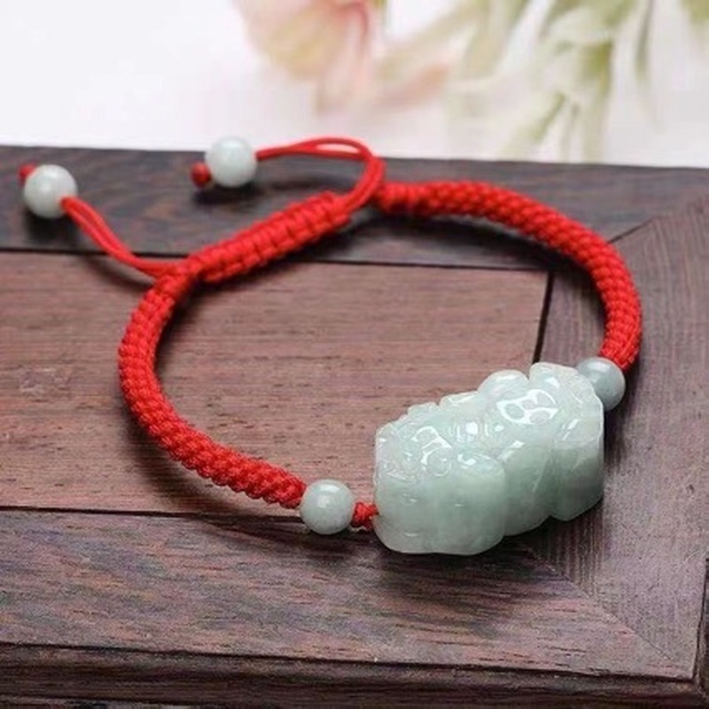 Natural Jadeite A-grade Pixiu  - Bracelets 评论和价格