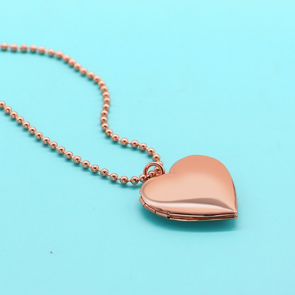Eternal Love Heart Choker 925  - Heart Locket Necklace Photo 评论和价格