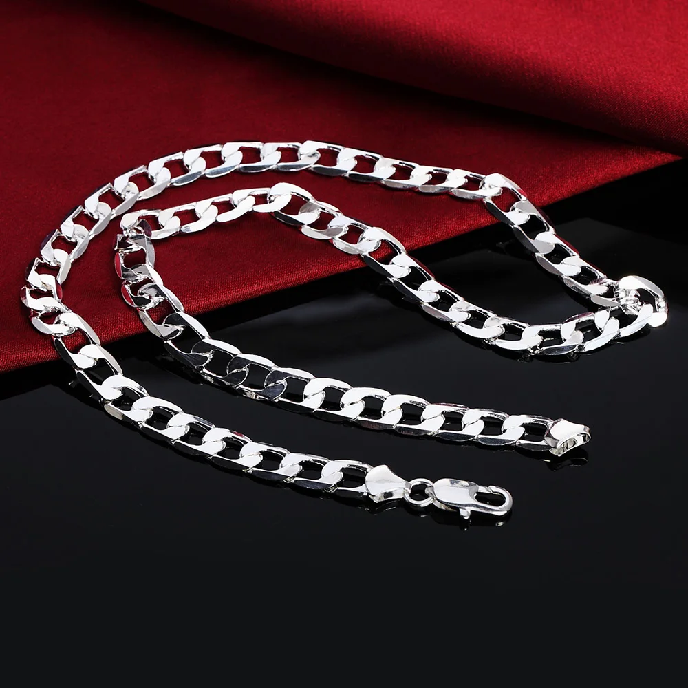 Whosale 925 Sterling Silver 6M - 925 Sterling Silver Chain Necklace Men 评论和价格