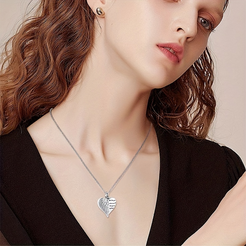 Love Heart Urn Necklace for As - Heart Locket Necklace Photo 评论和价格