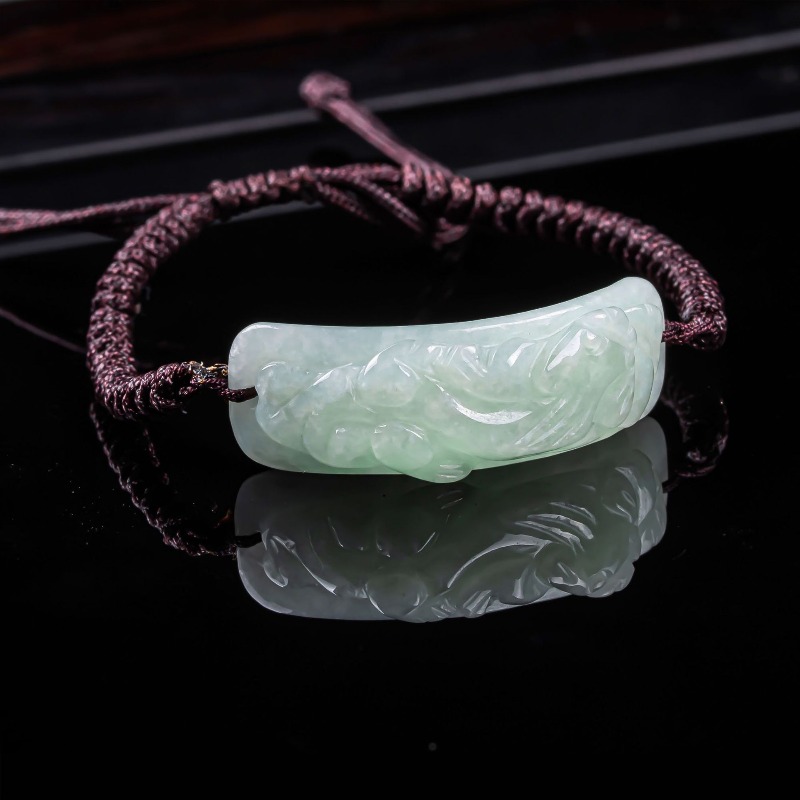 Burmese Jadeite Pixiu Bracelet - Bracelets 评论和价格