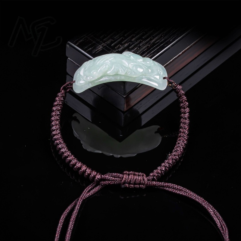 Burmese Jadeite Pixiu Bracelet - Bracelets 评论和价格