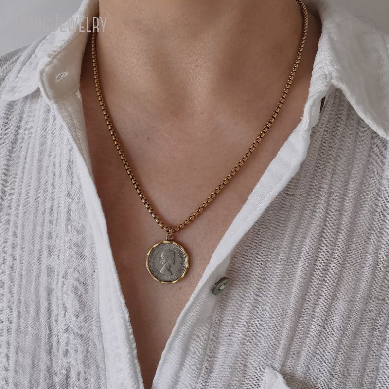 10pcs Waterproof Stainless Ste - Cross Pendant Necklace Gold 评论和价格