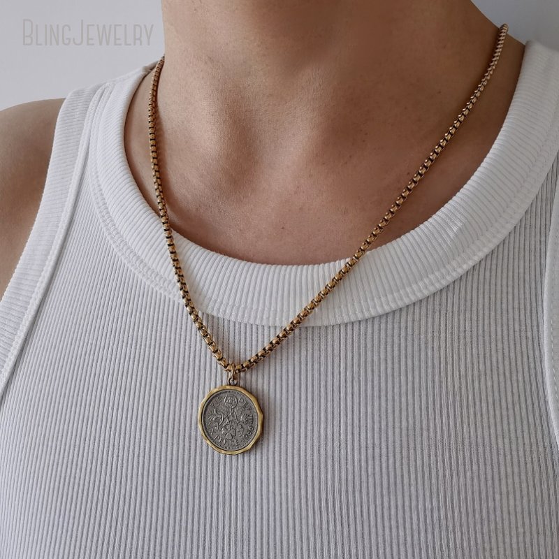 10pcs Waterproof Stainless Ste - Cross Pendant Necklace Gold 评论和价格