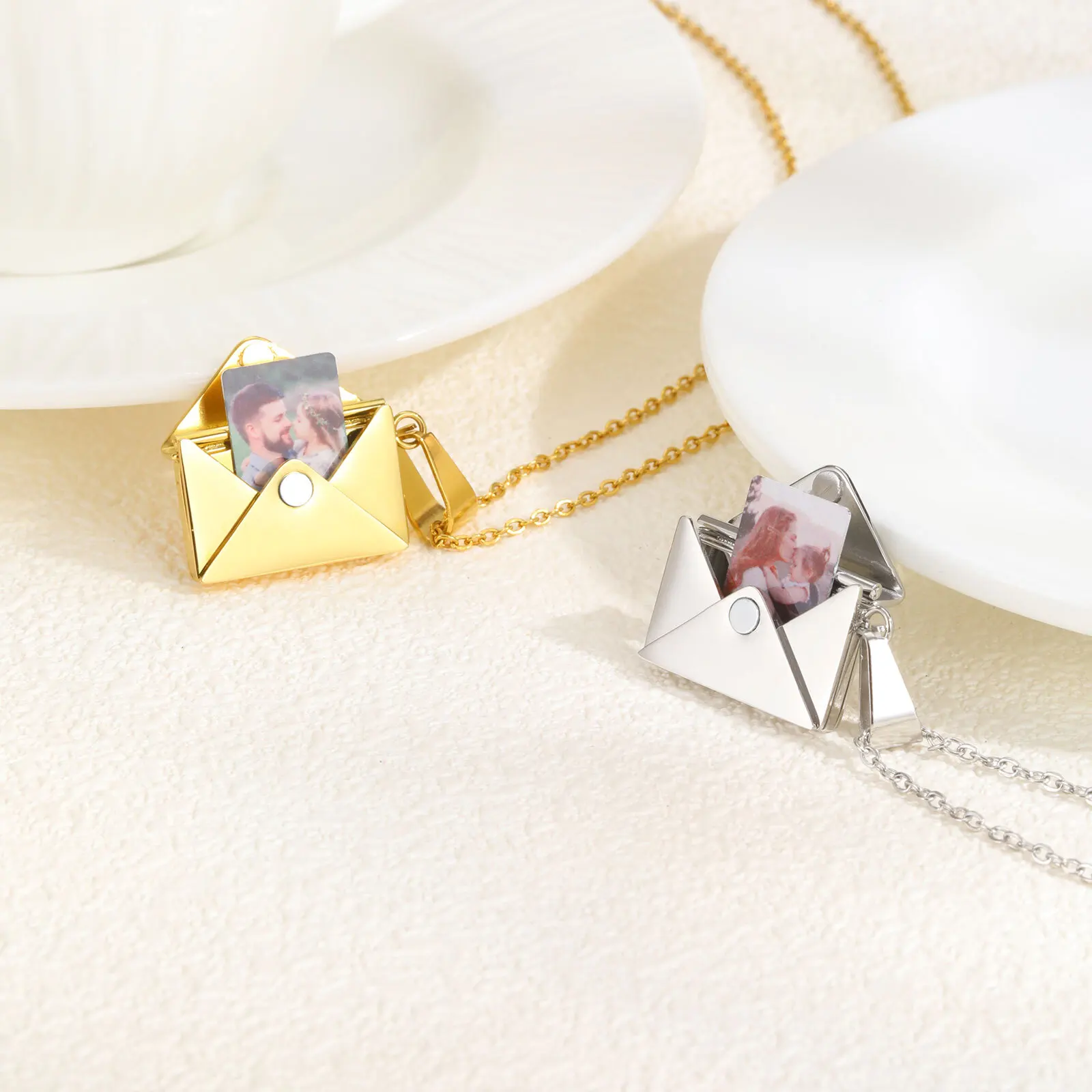 Personalized Photo Locket Neck - Custom Name Necklace Stainless Steel 评论和价格