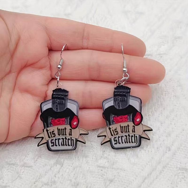 10PCS acrylic black and white  - Earrings 评论和价格