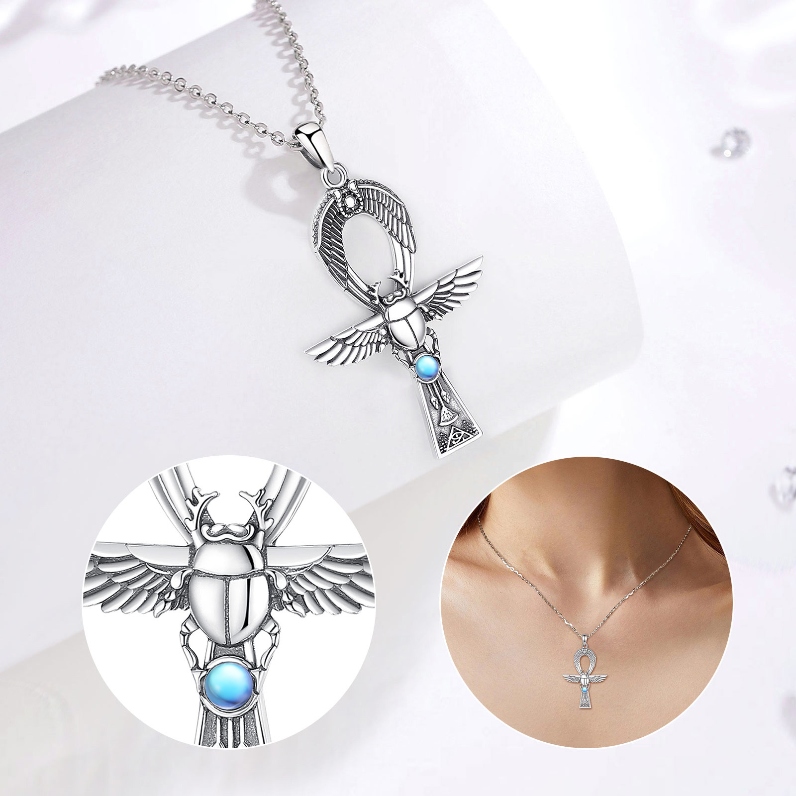 Eudora 925 Sterling Silver Anc - 925 Sterling Silver Chain Necklace Men 评论和价格