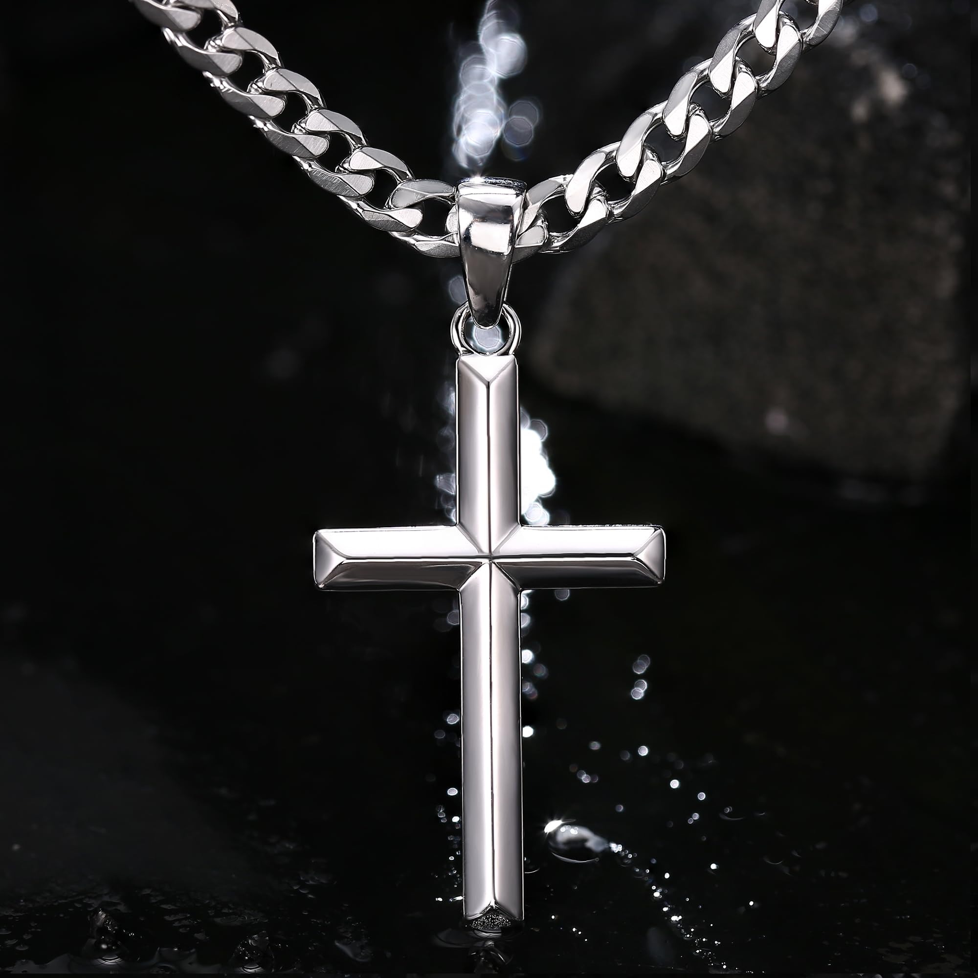Fansilver 925 Sterling Silver  - 925 Sterling Silver Chain Necklace Men 评论和价格