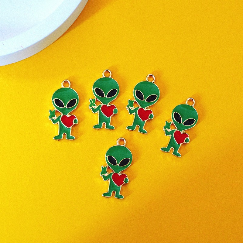 10pcs Simple Alien Alloy Drip  - Earrings 评论和价格