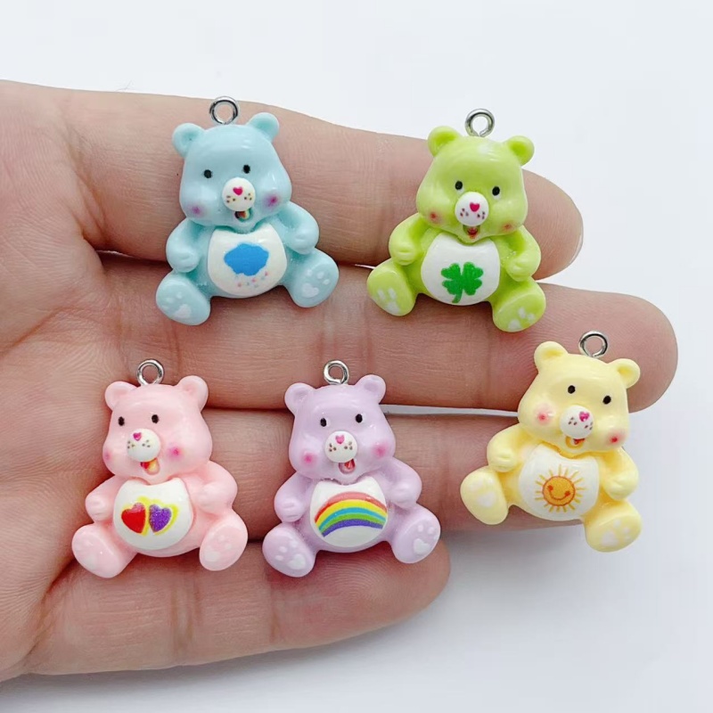 10pcs cartoon animal charm pen - Earrings 评论和价格