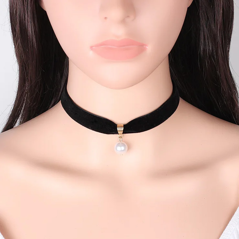 Simple Vintage Pearl Choker Sh - Pearl Choker Necklace Vintage 评论和价格