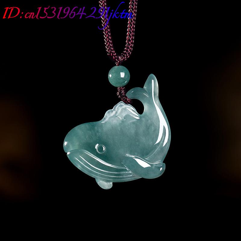 Natural Burmese Jadeite Whale  - Necklaces 评论和价格