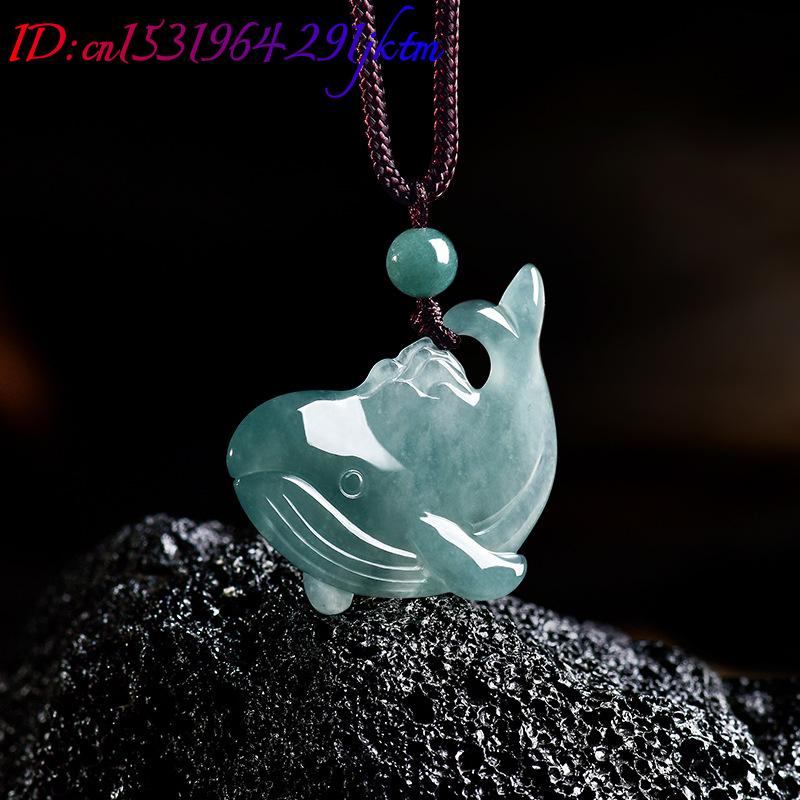 Natural Burmese Jadeite Whale  - Necklaces 评论和价格