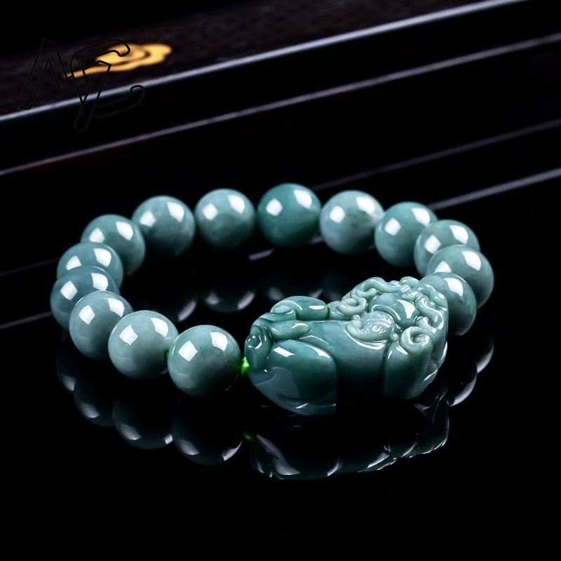 Natural Real Emerald Blue Wate - Necklaces 评论和价格