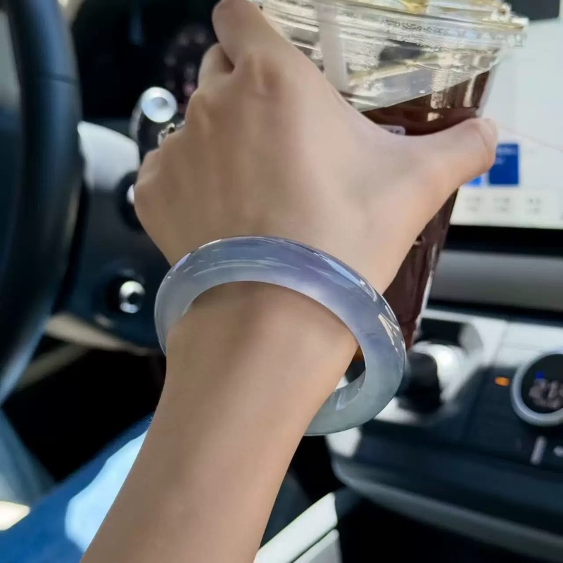 Myanmar High Ice Grade Purple- - Bracelets 评论和价格