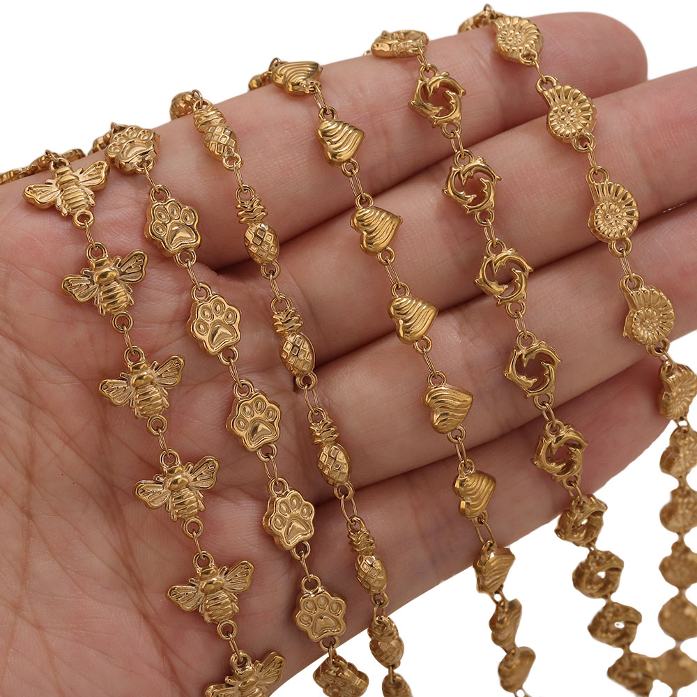 1M PVD Gold Stainless Steel He - Body Jewelry 评论和价格