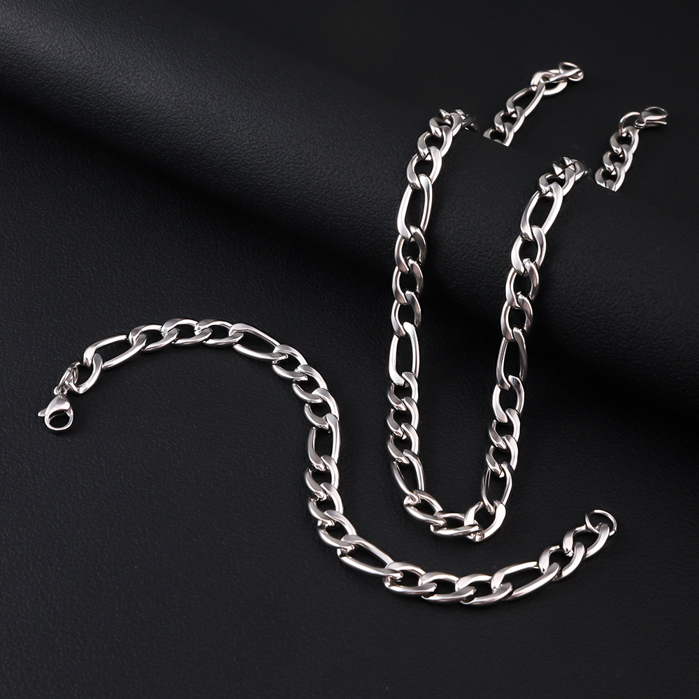 HNSP 316L Stainless Steel Figa - Cuban Link Chain 12Mm 评论和价格