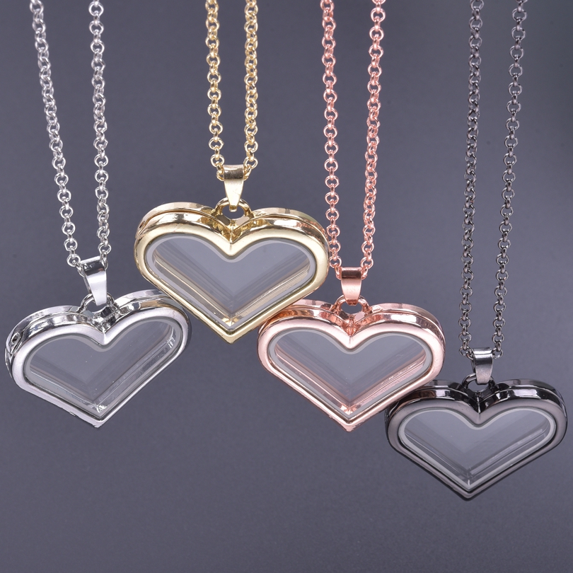 1Pc Y2K Girl Sweet Love Heart  - Heart Locket Necklace Photo 评论和价格