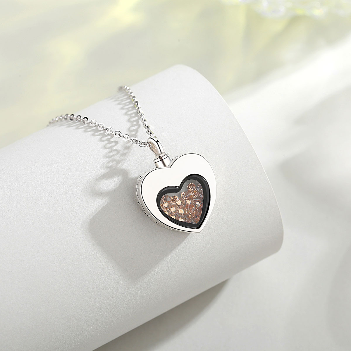 Eudora Sterling Silver Heart L - Heart Locket Necklace Photo 评论和价格