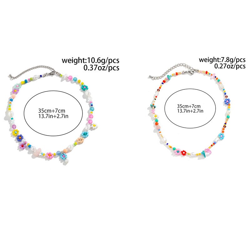 Boho Simple Beads Imitation Pe - Pearl Choker Necklace Vintage 评论和价格