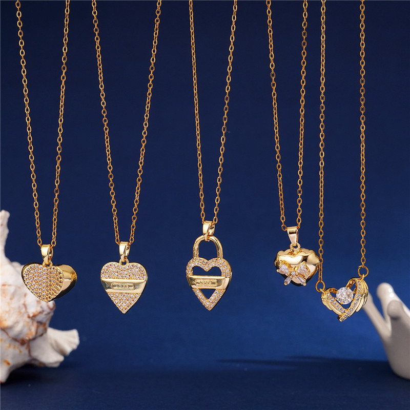 Light Luxury Locket Wing Heart - Heart Locket Necklace Photo 评论和价格
