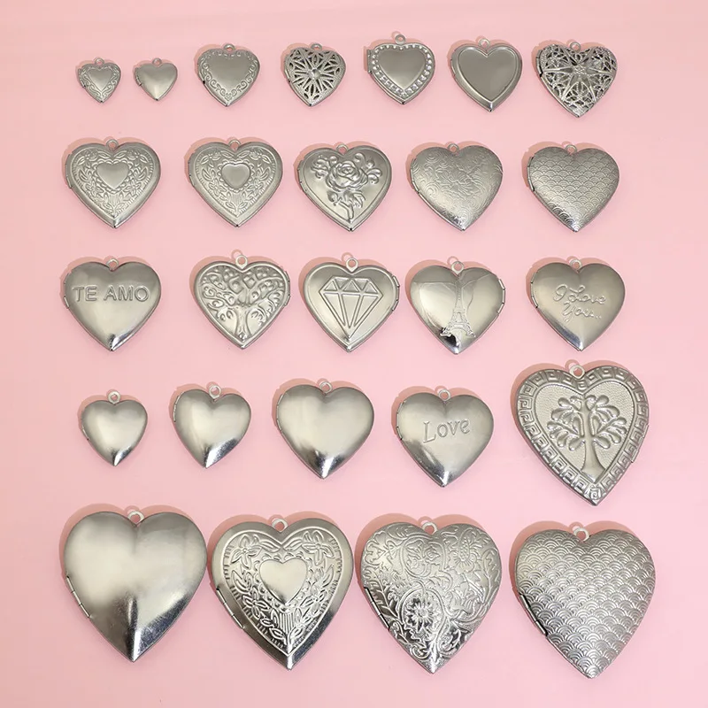 BoYuTe (20 Pieces/Lot) 316 Sta - Heart Locket Necklace Photo 评论和价格
