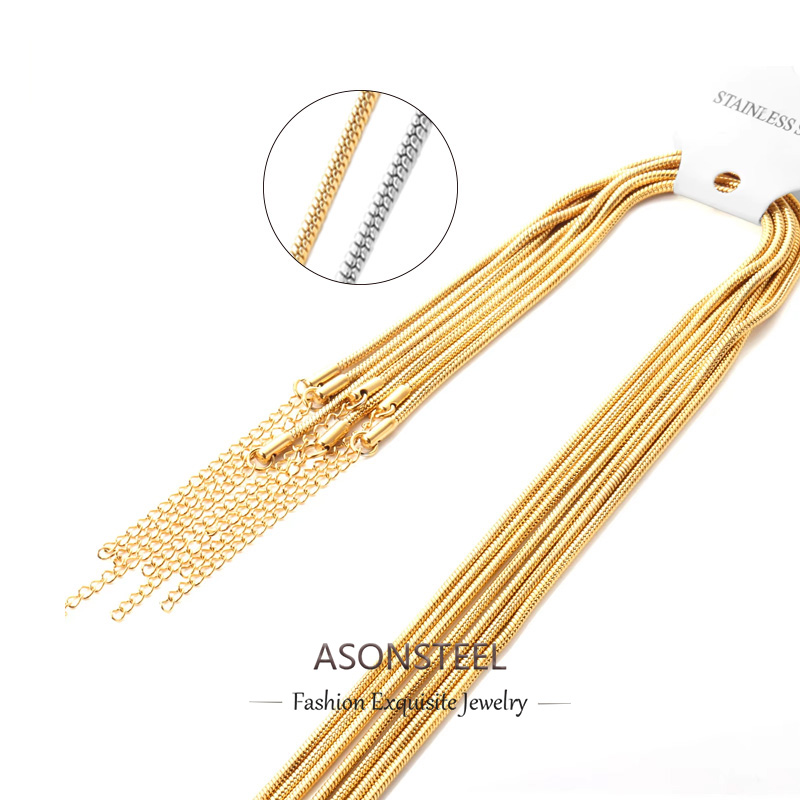 ASONSTEEL 10Pcs/Lot Boho Snake - Cuban Link Chain 12Mm 评论和价格