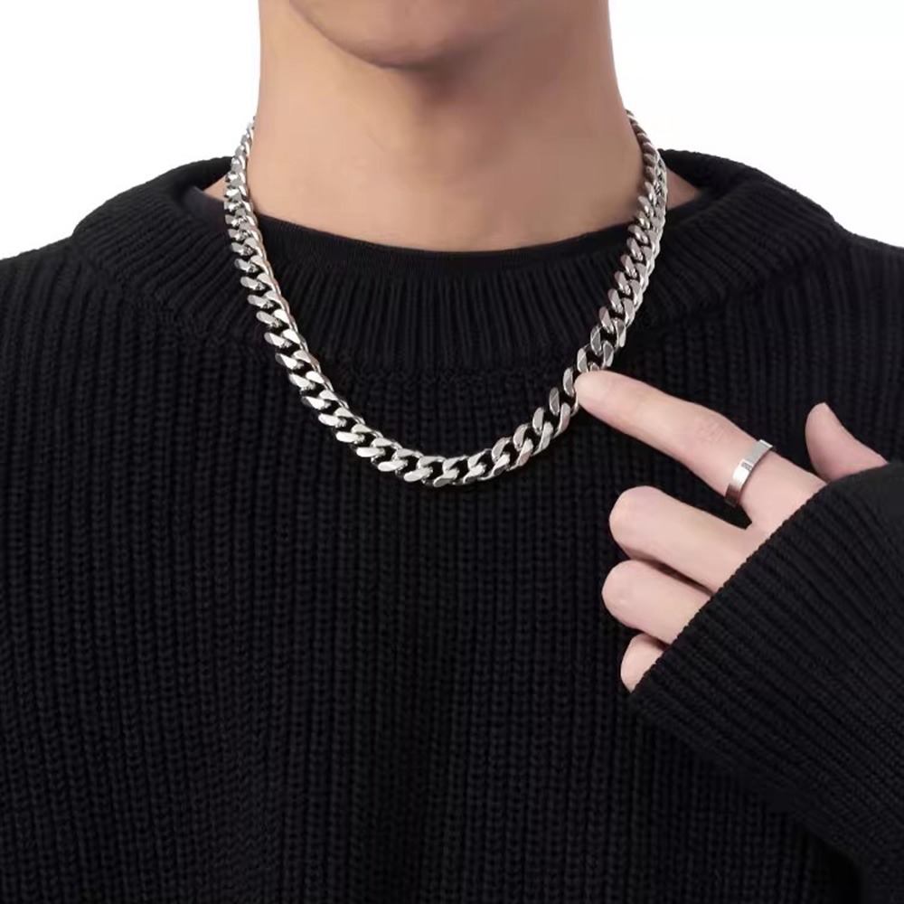 3/5/7mm Stainless Steel Cuban  - Cuban Link Chain 12Mm 评论和价格