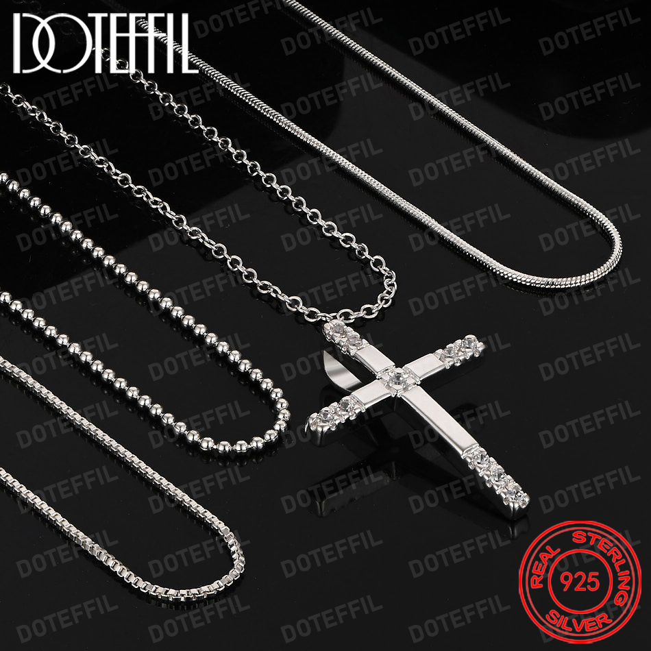 925 Sterling Silver Exquisite  - 925 Sterling Silver Chain Necklace Men 评论和价格