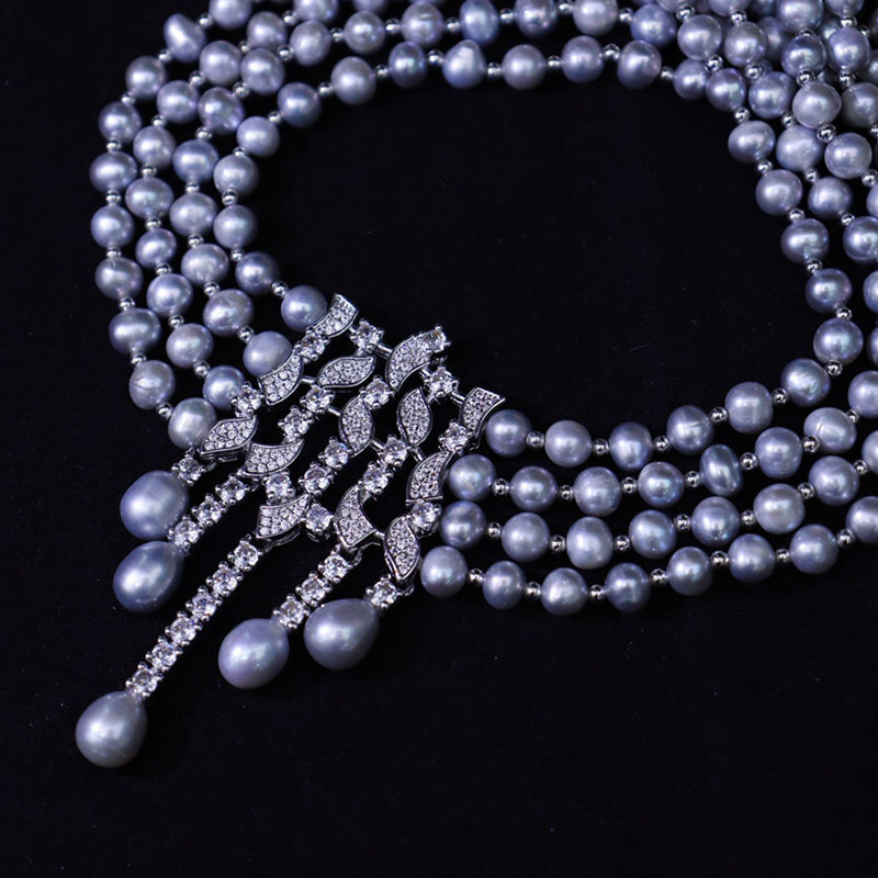 Freshwater Pearl Necklace, Vin - Pearl Choker Necklace Vintage 评论和价格