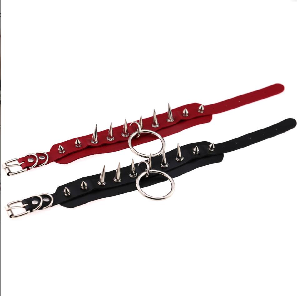 Long Spiked Choker Punk Collar - Goth Punk Spike Choker 评论和价格
