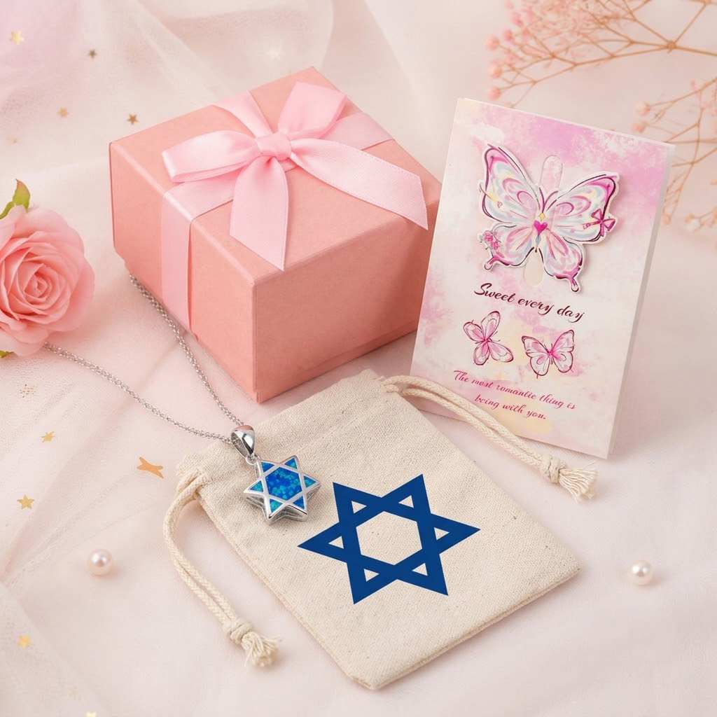 Star of David Opal Pendant Nec - Necklaces 评论和价格