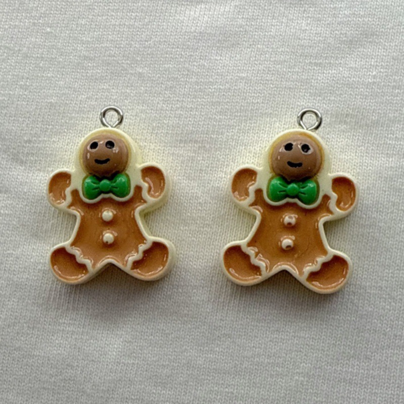 10pcs Christmas Cartoon Series - Earrings 评论和价格