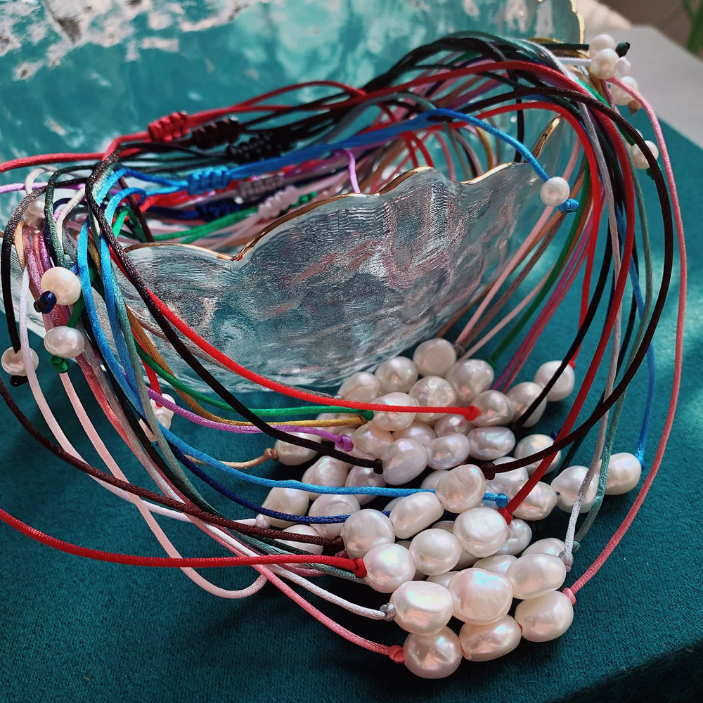 9-10mm Baroque Pearl Charm Nec - Pearl Choker Necklace Vintage 评论和价格