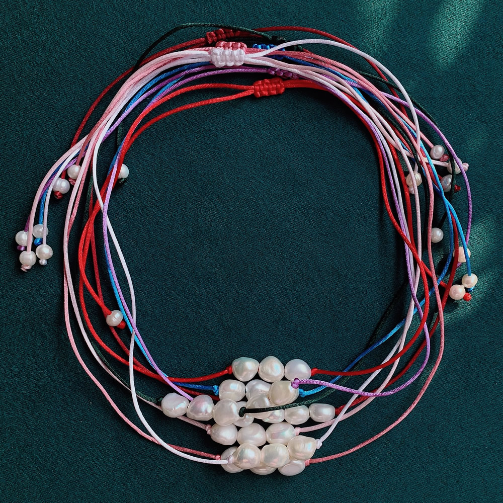 9-10mm Baroque Pearl Charm Nec - Pearl Choker Necklace Vintage 评论和价格