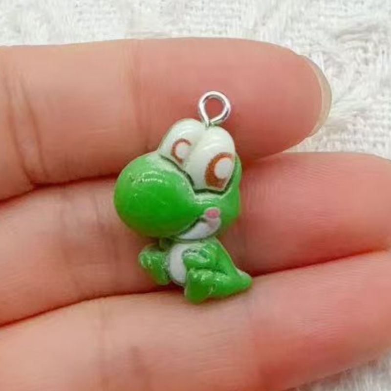 10pcs resin cartoon pendant, D - Earrings 评论和价格