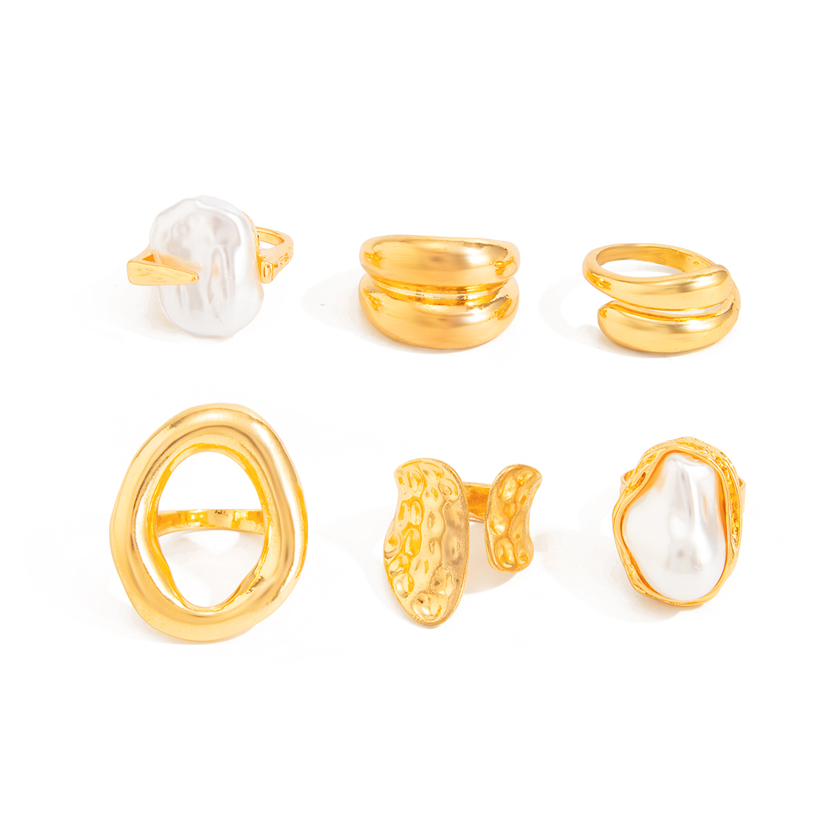 Ingemark 6Pcs/Set Boho Imitati - Vintage Punk Knuckle Rings Set 评论和价格